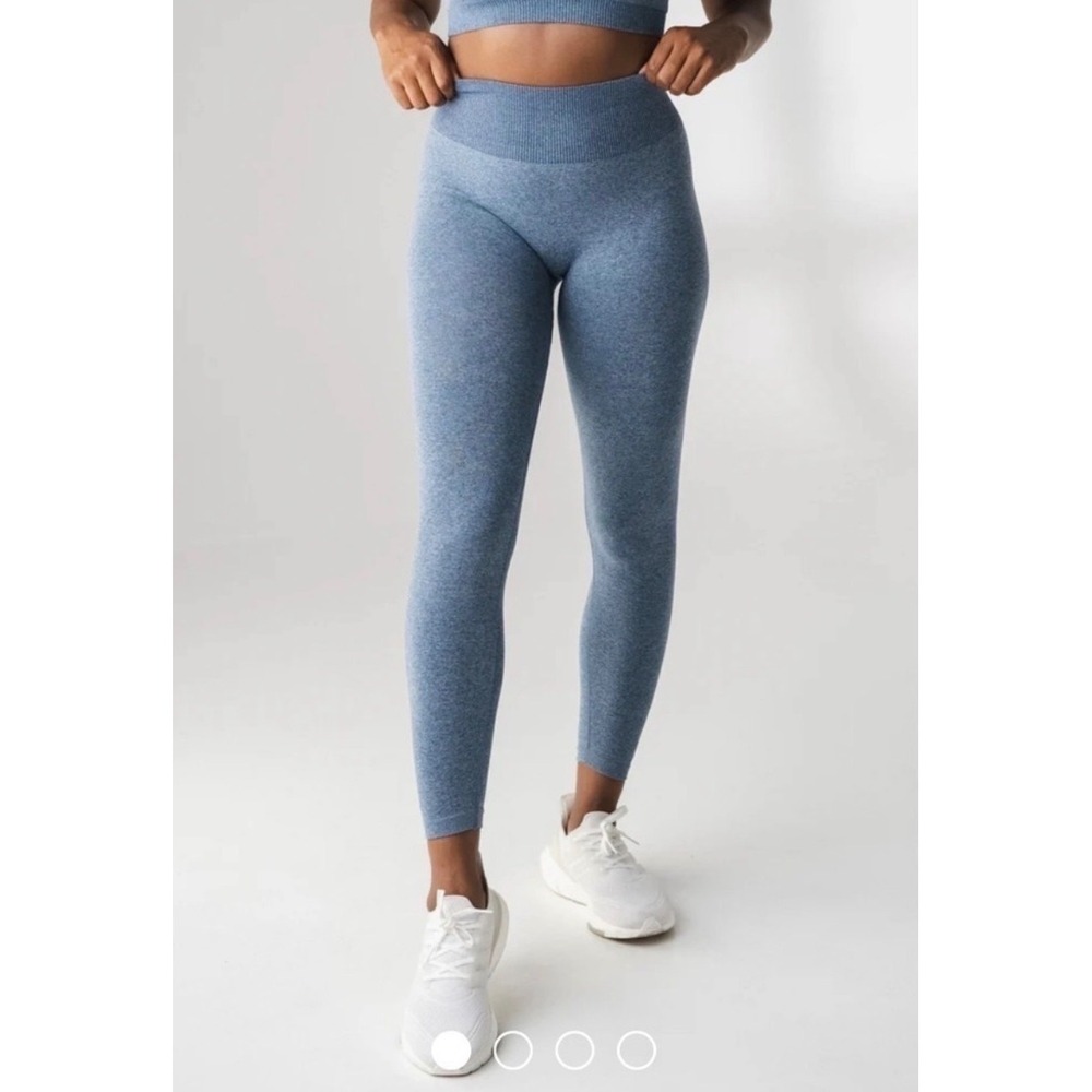 Vitality Balance Athletica Formation Pant Navy Heather Seamless Leggings Medium‎